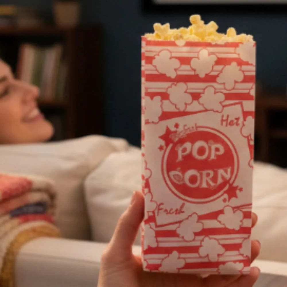 Movie Night Popcorn Bags – Single Serving (50 Per Pack)